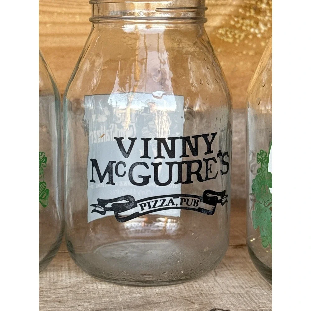 McGuire's Irish Pub Beer Glass ‎ MASON JAR 